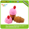 Ice-Cream Cone Shaped Borracha, Eraser Promoção Toy Papelaria